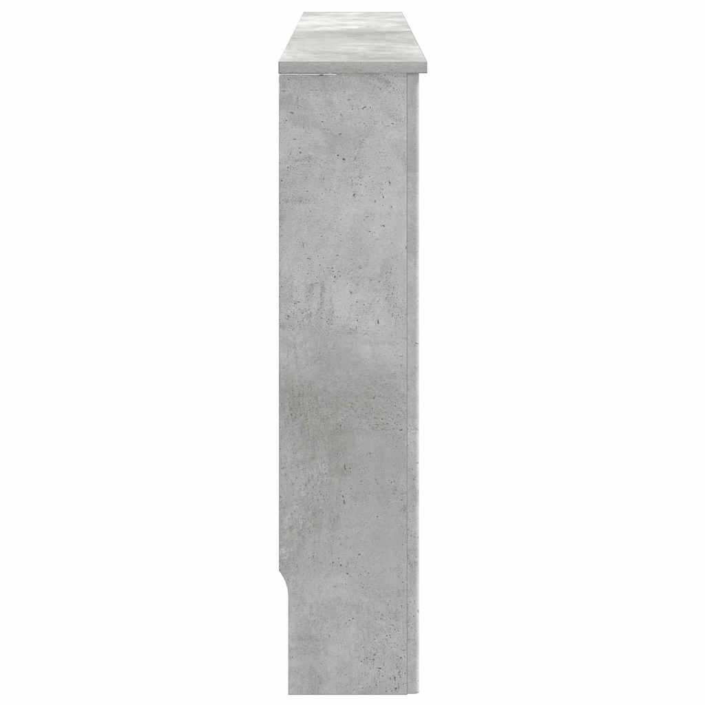 Radiatorafdekking Beton Grijs 112 x 19 x 81,5 cm Bewerkt hout is nu te koop bij PeponiXL, paradijselijk wonen!