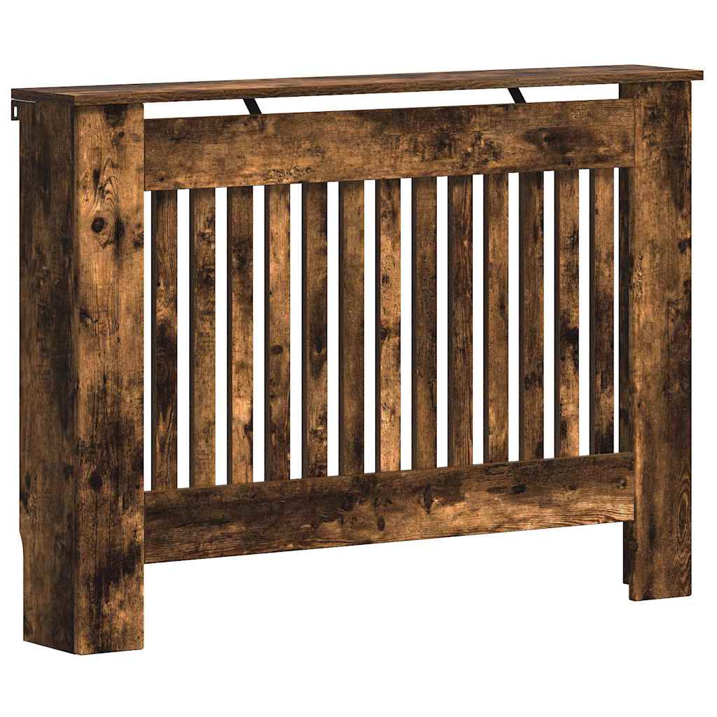 Radiatorafdekking Gerookt eiken 112 x 19 x 81,5 cm Bewerkt hout is nu te koop bij PeponiXL, paradijselijk wonen!