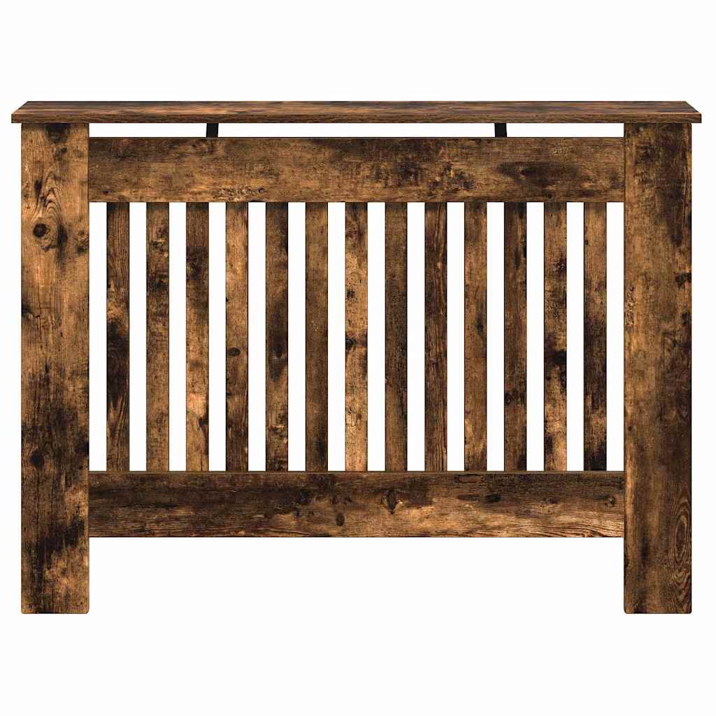 Radiatorafdekking Gerookt eiken 112 x 19 x 81,5 cm Bewerkt hout is nu te koop bij PeponiXL, paradijselijk wonen!
