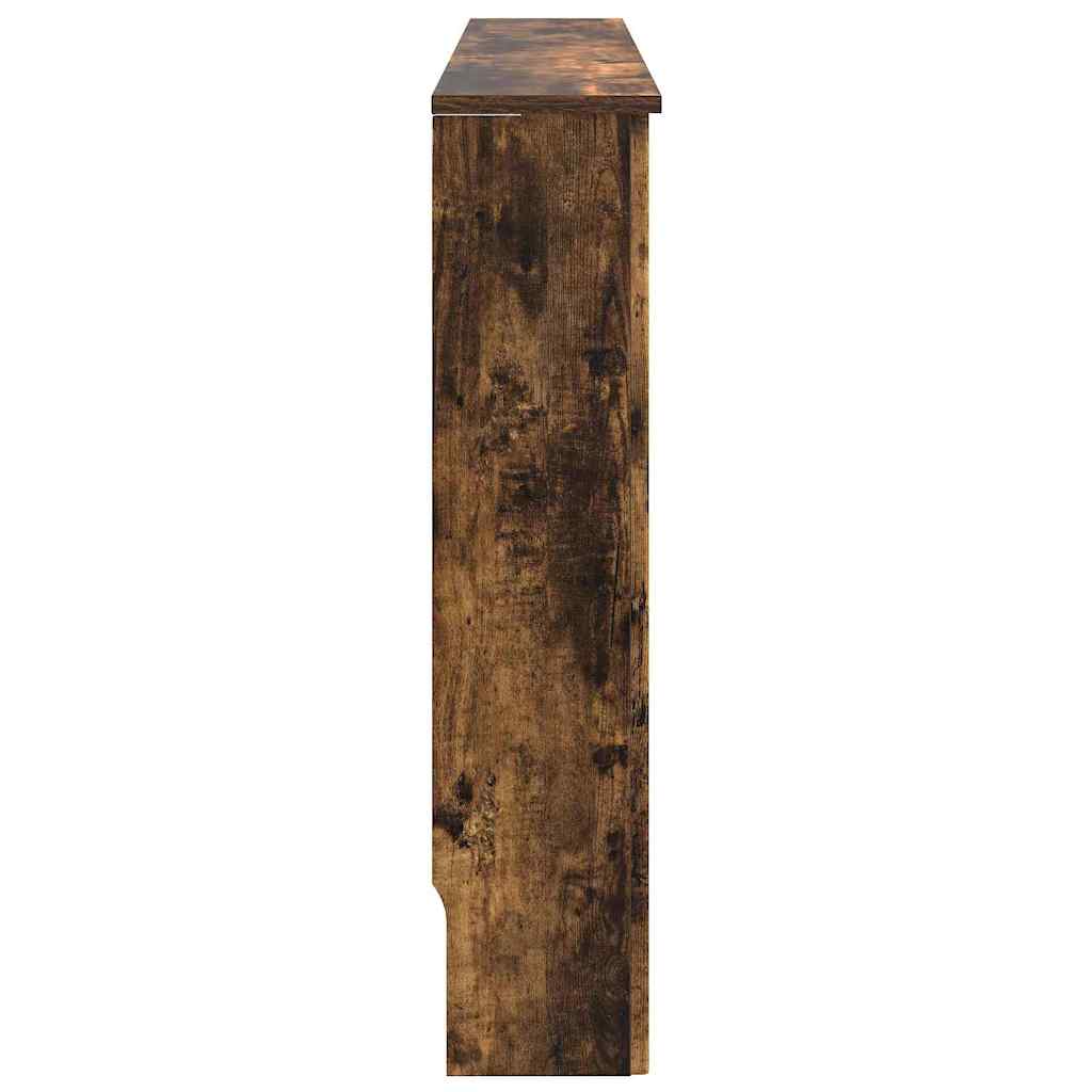 Radiatorafdekking Gerookt eiken 112 x 19 x 81,5 cm Bewerkt hout is nu te koop bij PeponiXL, paradijselijk wonen!