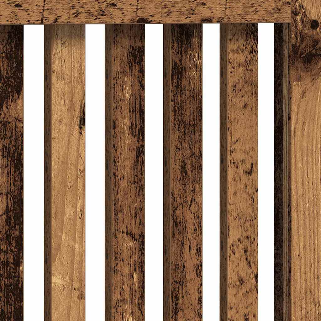 Radiatorafdekking Oud Hout 112 x 19 x 81,5 cm Bewerkt hout is nu te koop bij PeponiXL, paradijselijk wonen!