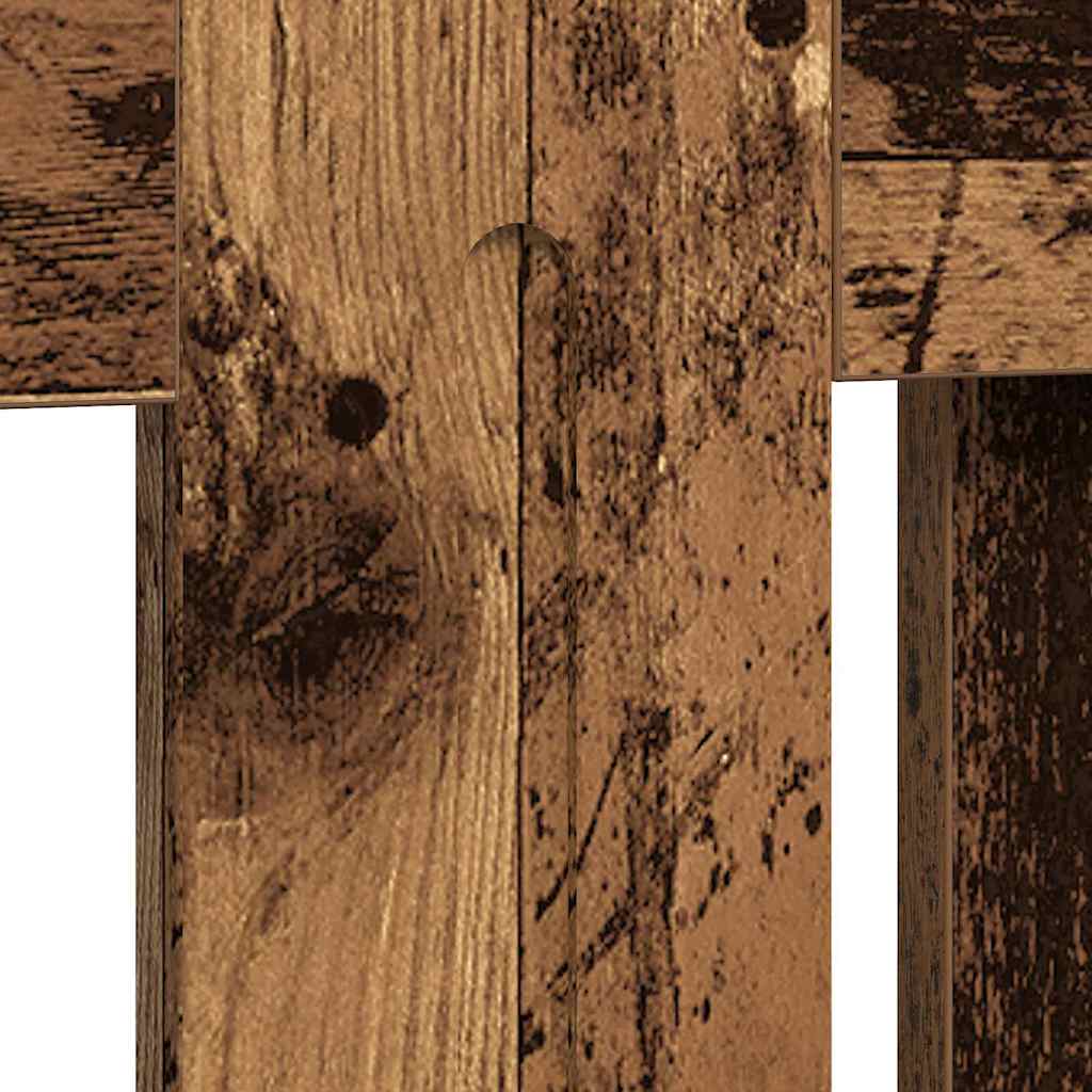 Radiatorafdekking Oud Hout 112 x 19 x 81,5 cm Bewerkt hout is nu te koop bij PeponiXL, paradijselijk wonen!