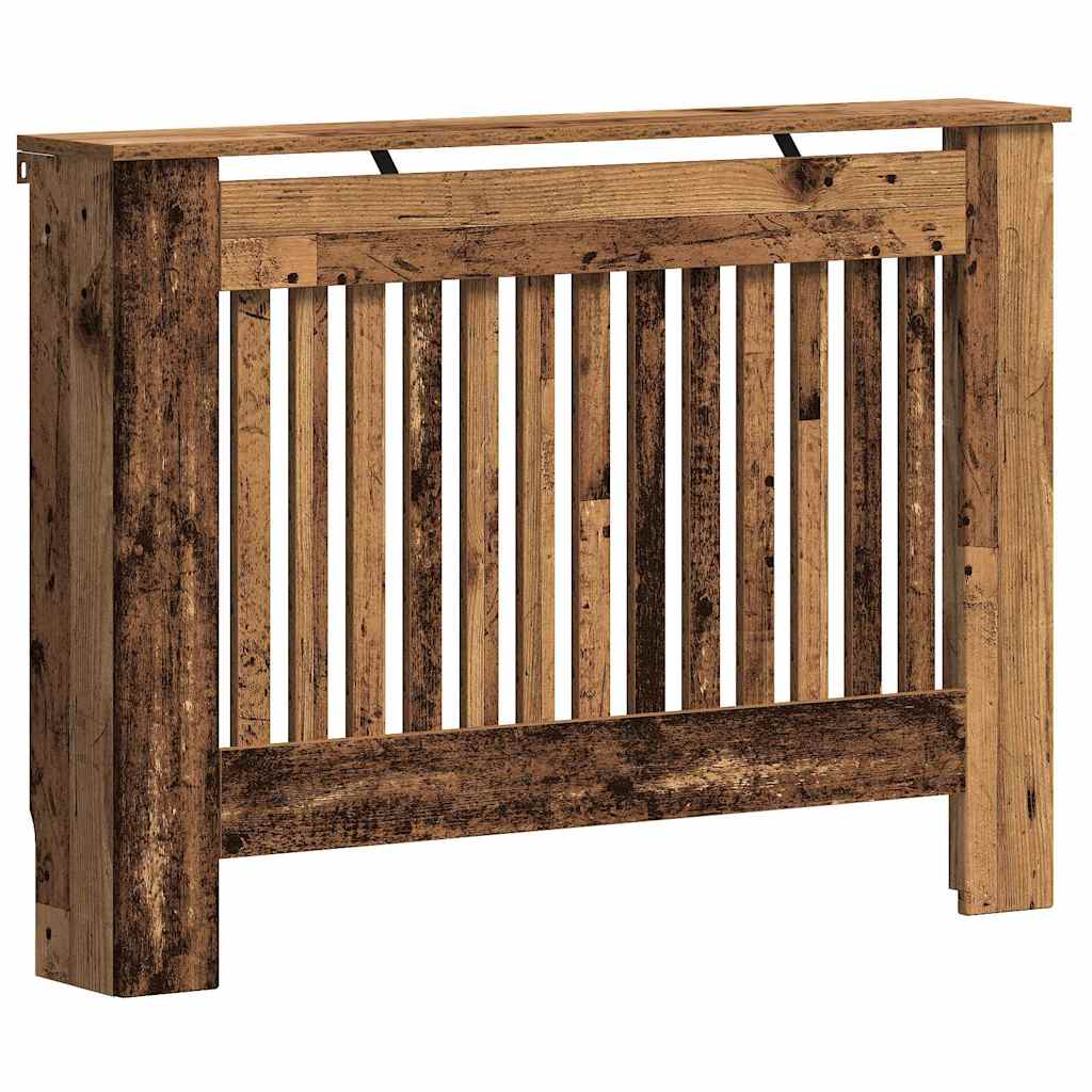 Radiatorafdekking Oud Hout 112 x 19 x 81,5 cm Bewerkt hout is nu te koop bij PeponiXL, paradijselijk wonen!