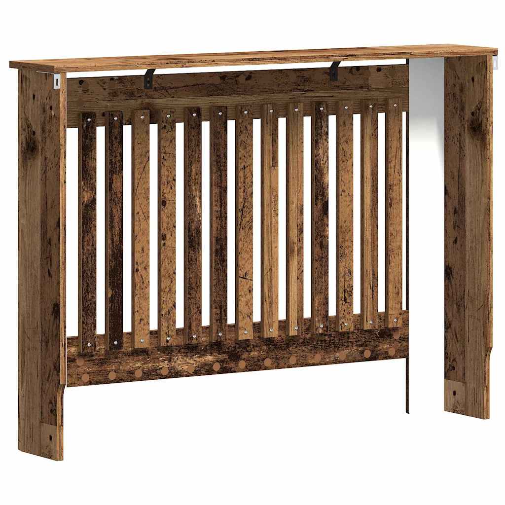 Radiatorafdekking Oud Hout 112 x 19 x 81,5 cm Bewerkt hout is nu te koop bij PeponiXL, paradijselijk wonen!