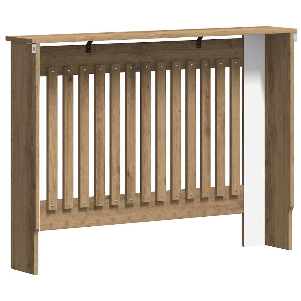 Radiatorafdekking Artisan Eiken 112 x 19 x 81,5 cm Bewerkt hout is nu te koop bij PeponiXL, paradijselijk wonen!