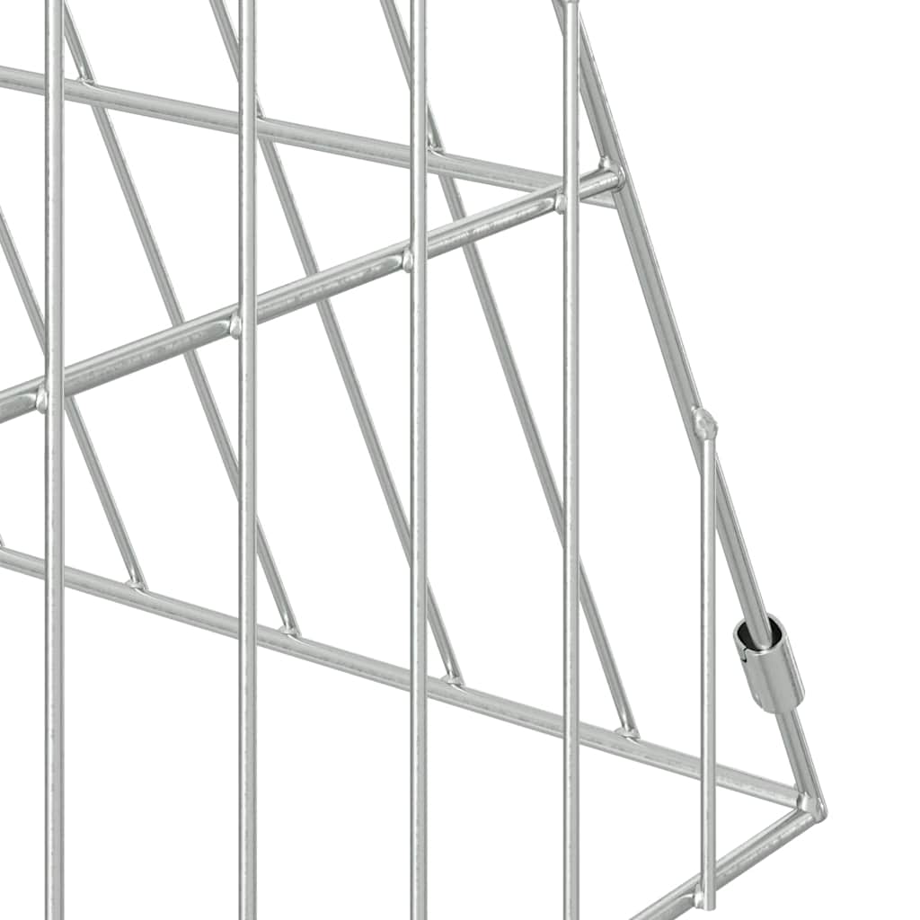Konijnenkooi Zilver 110 x 55 x 55 cm Gegalvaniseerd staal is nu te koop bij PeponiXL, paradijselijk wonen!