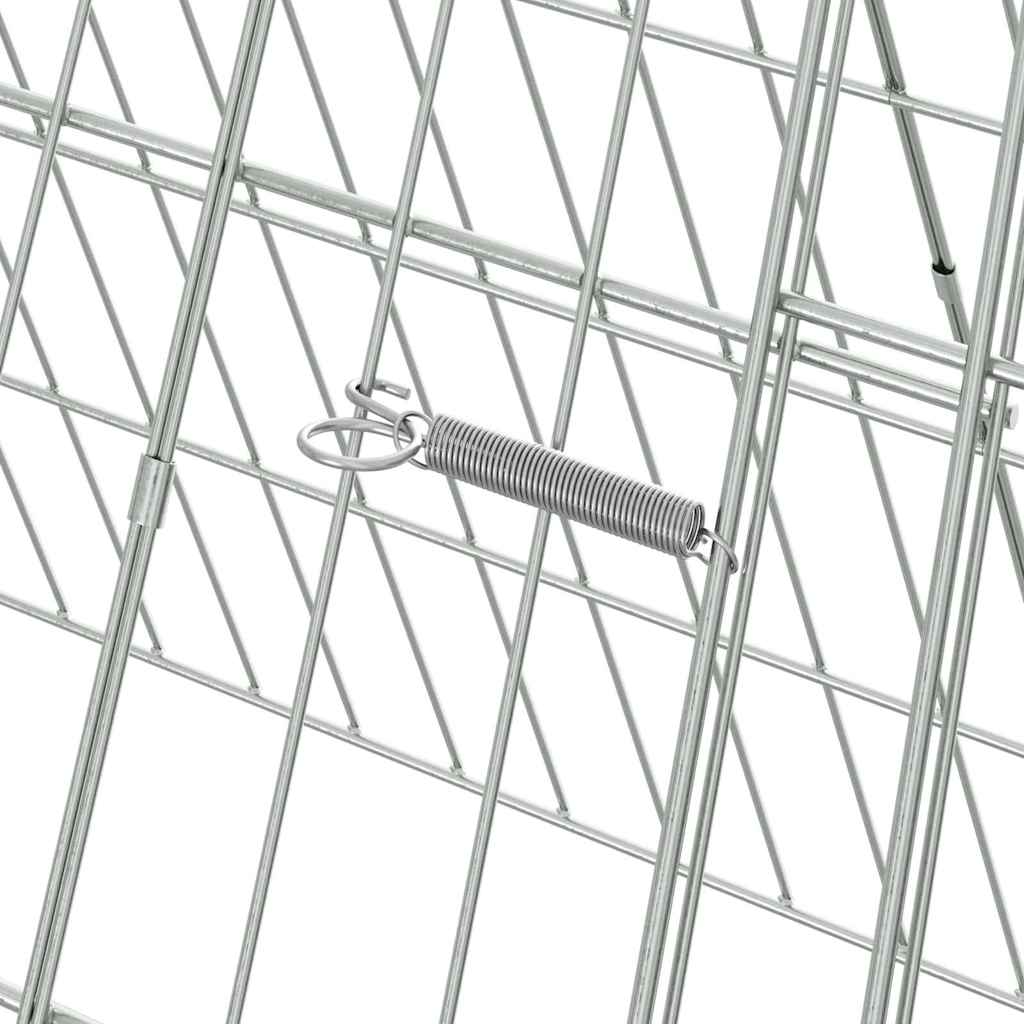 Konijnenkooi Zilver 650 x 55 x 55 cm Gegalvaniseerd staal is nu te koop bij PeponiXL, paradijselijk wonen!