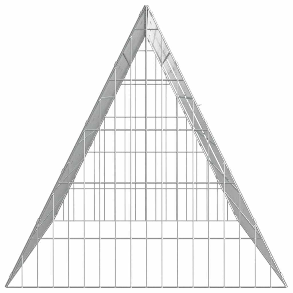 Konijnenkooi Zilver 650 x 55 x 55 cm Gegalvaniseerd staal is nu te koop bij PeponiXL, paradijselijk wonen!