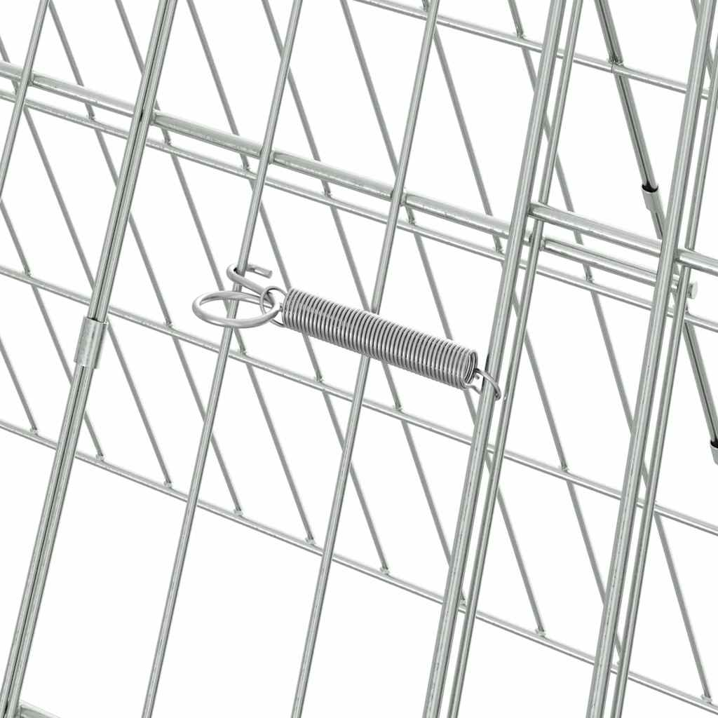 Konijnenkooi Zilver 650 x 55 x 55 cm Gegalvaniseerd staal is nu te koop bij PeponiXL, paradijselijk wonen!