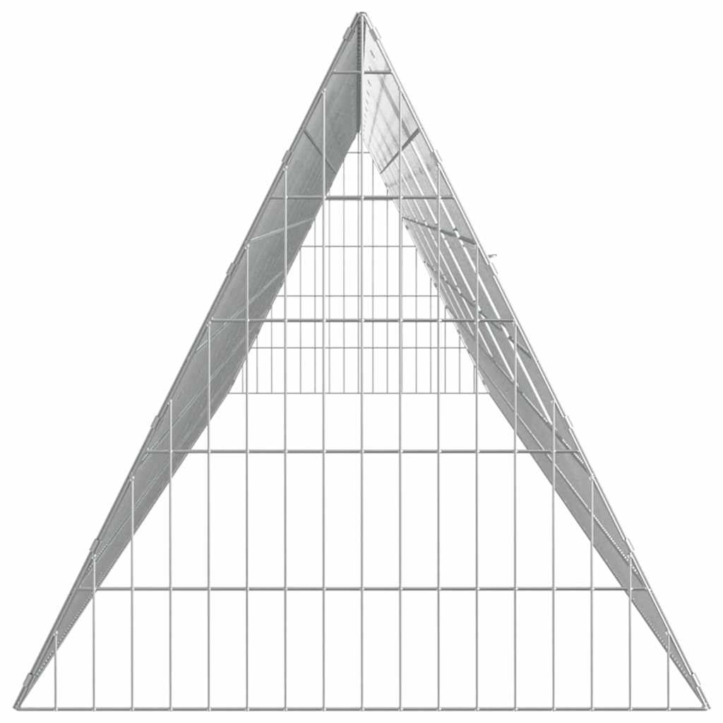 Konijnenkooi Zilver 650 x 55 x 55 cm Gegalvaniseerd staal is nu te koop bij PeponiXL, paradijselijk wonen!