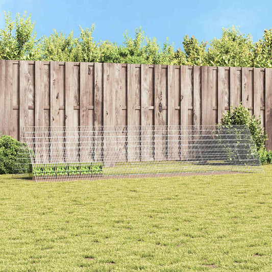 Konijnenkooi Zilver 215 x 100 x 85 cm Gegalvaniseerd staal is nu te koop bij PeponiXL, paradijselijk wonen!