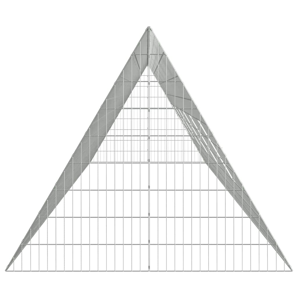 Konijnenkooi Zilver 215 x 100 x 85 cm Gegalvaniseerd staal is nu te koop bij PeponiXL, paradijselijk wonen!