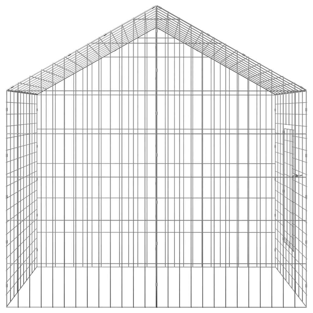 Konijnenkooi Zilver 400 x 78 x 78 cm Gegalvaniseerd staal is nu te koop bij PeponiXL, paradijselijk wonen!