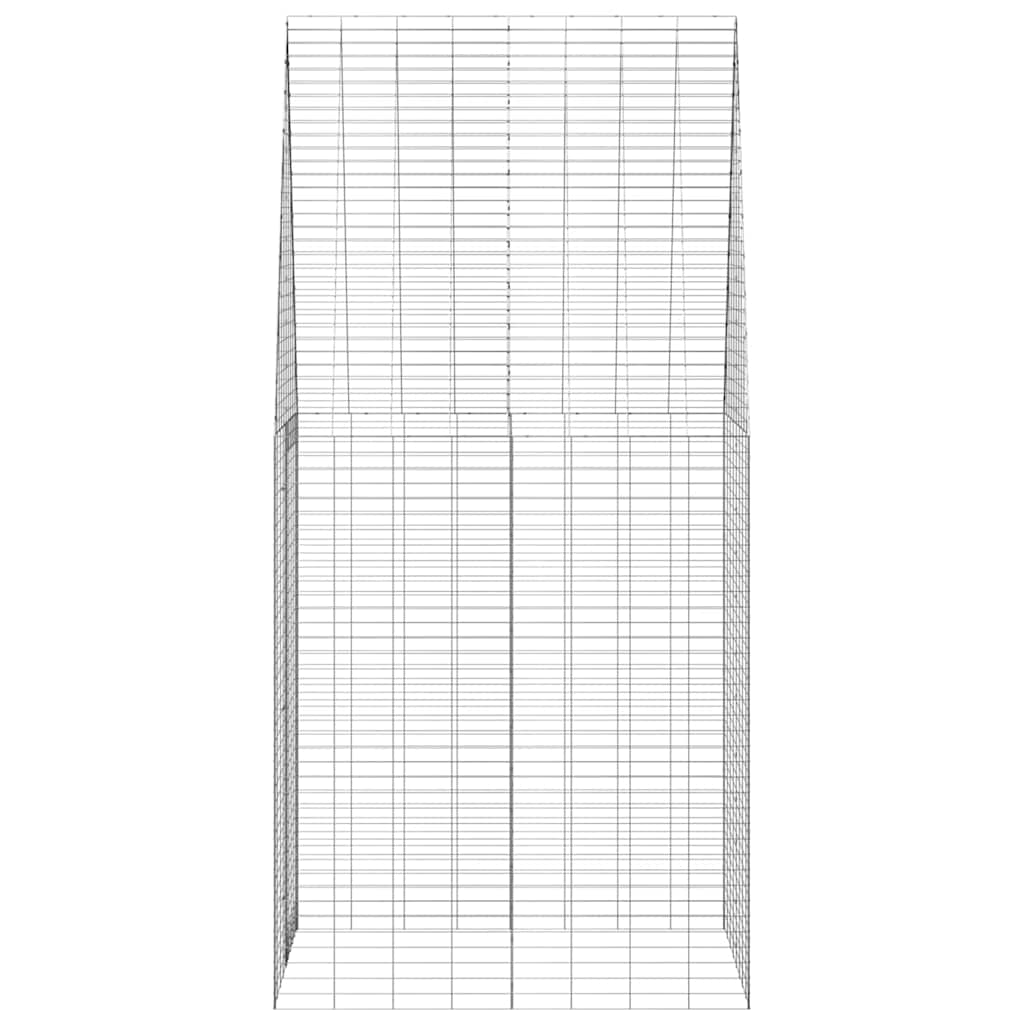 Konijnenkooi Zilver 400 x 100 x 210 cm Gegalvaniseerd staal is nu te koop bij PeponiXL, paradijselijk wonen!