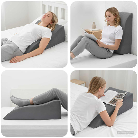 Been Kussen Grijs 68 x 41 x 21 cm PU Schuim is nu te koop bij PeponiXL, paradijselijk wonen!