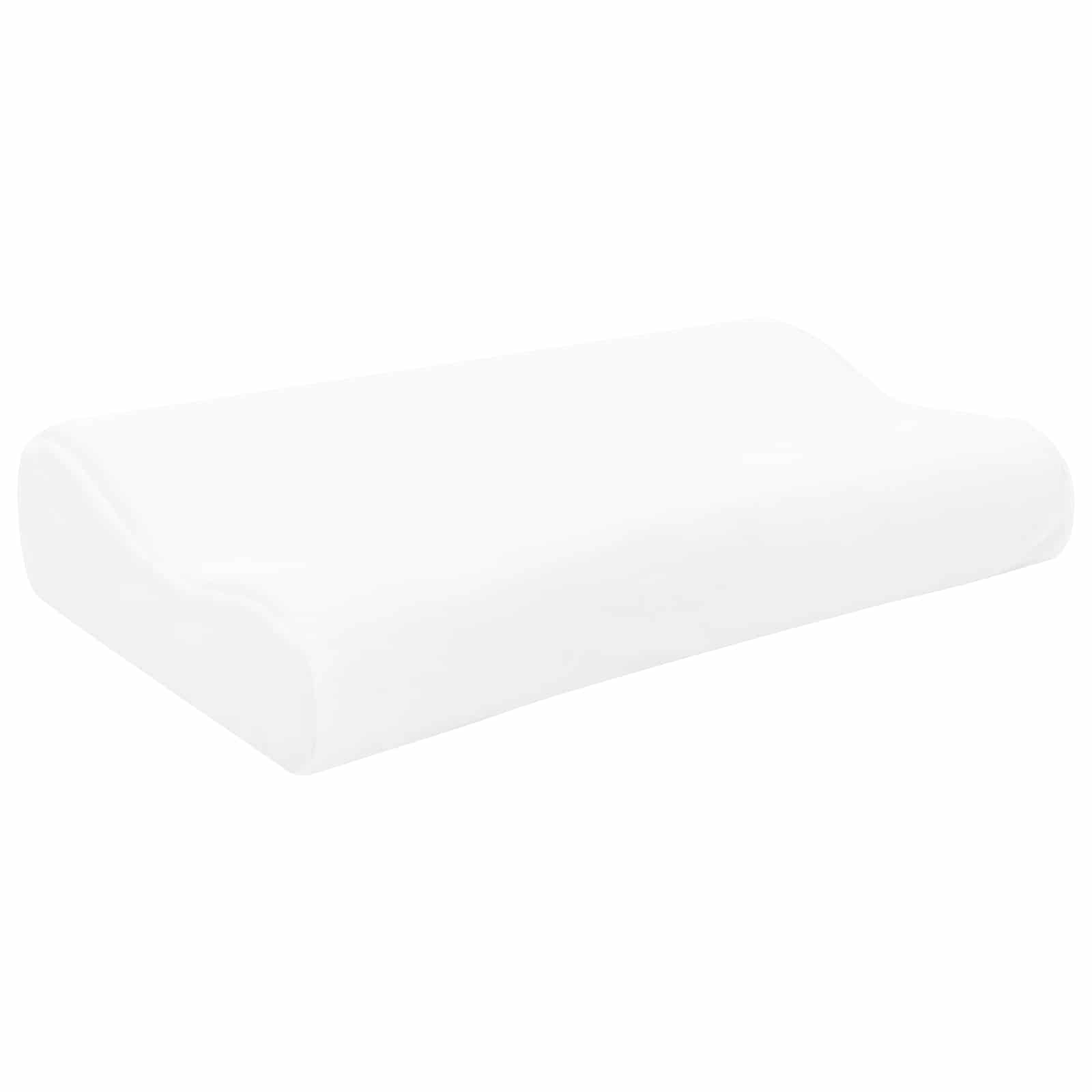 Slapen kussen Effen Wit 50 x 30 x 10,5 cm Traagschuim is nu te koop bij PeponiXL, paradijselijk wonen!