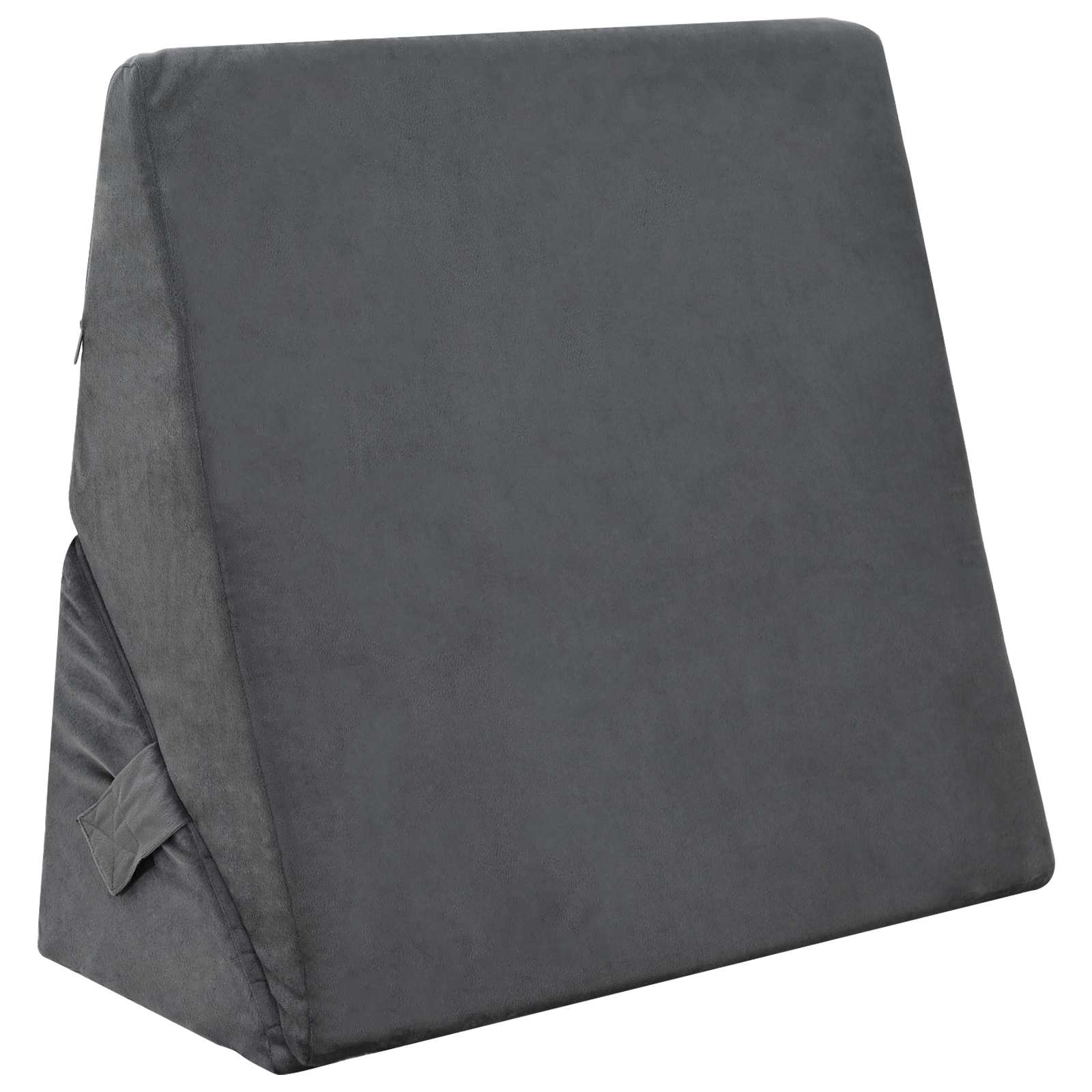 Wedge Kussen Grijs 55 x 55 x 26 cm Traagschuim is nu te koop bij PeponiXL, paradijselijk wonen!
