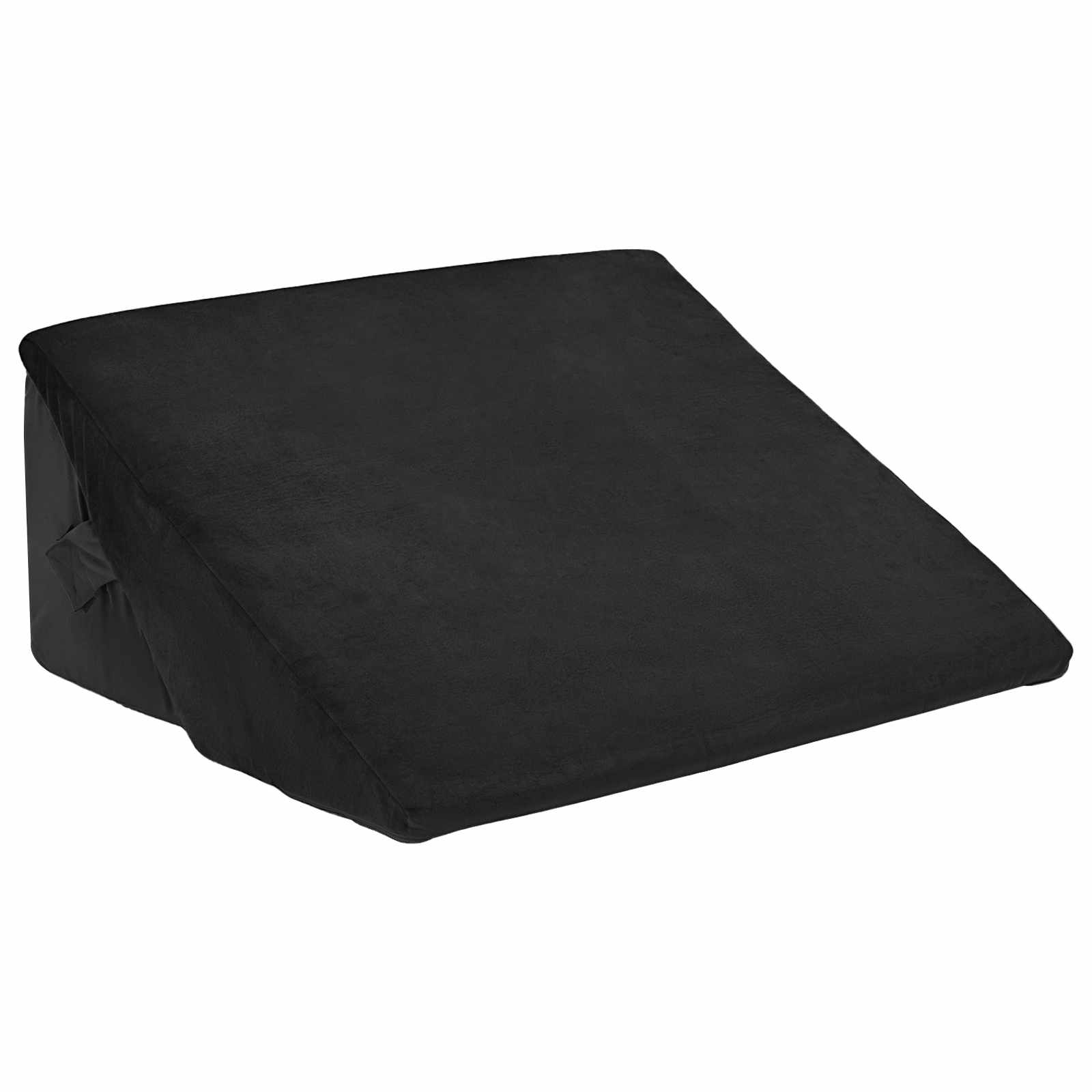 Wedge Kussen Zwart 55 x 55 x 26 cm Traagschuim is nu te koop bij PeponiXL, paradijselijk wonen!