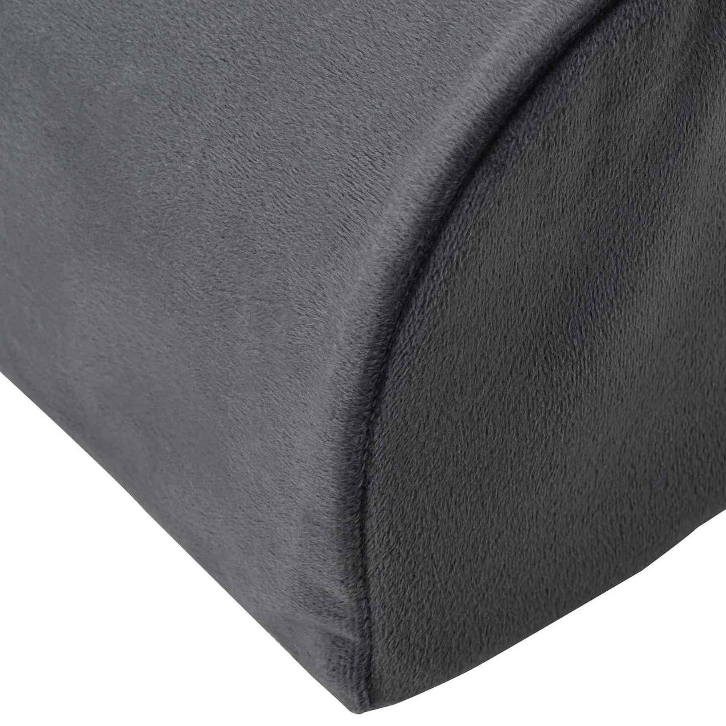 Voetensteun Kussen Effen Grijs 42 x 18 x 13 cm PU Schuim is nu te koop bij PeponiXL, paradijselijk wonen!