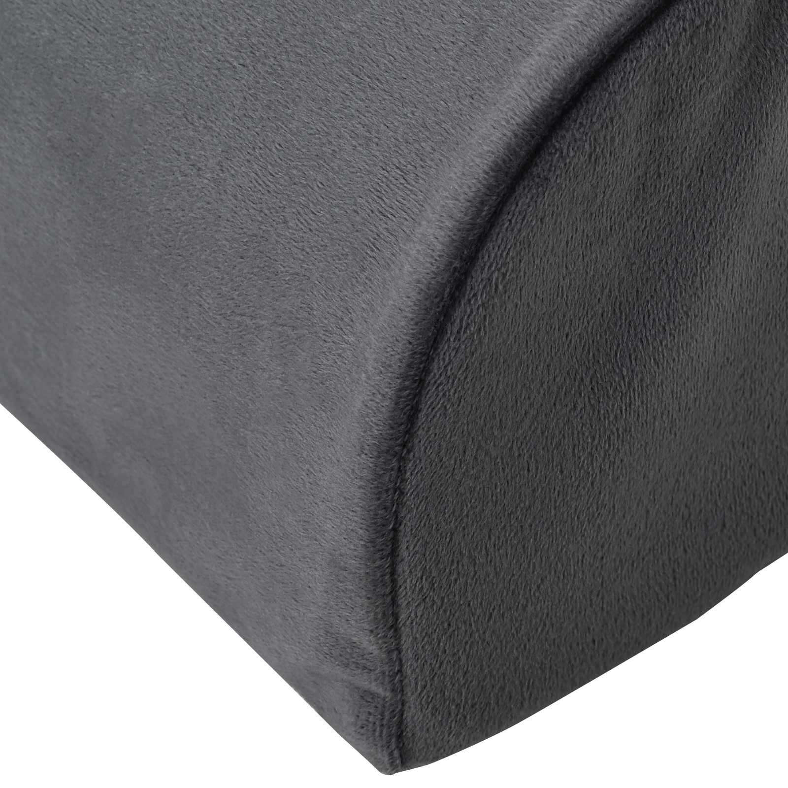 Voetensteun Kussen Effen Grijs 42 x 18 x 13 cm PU Schuim is nu te koop bij PeponiXL, paradijselijk wonen!
