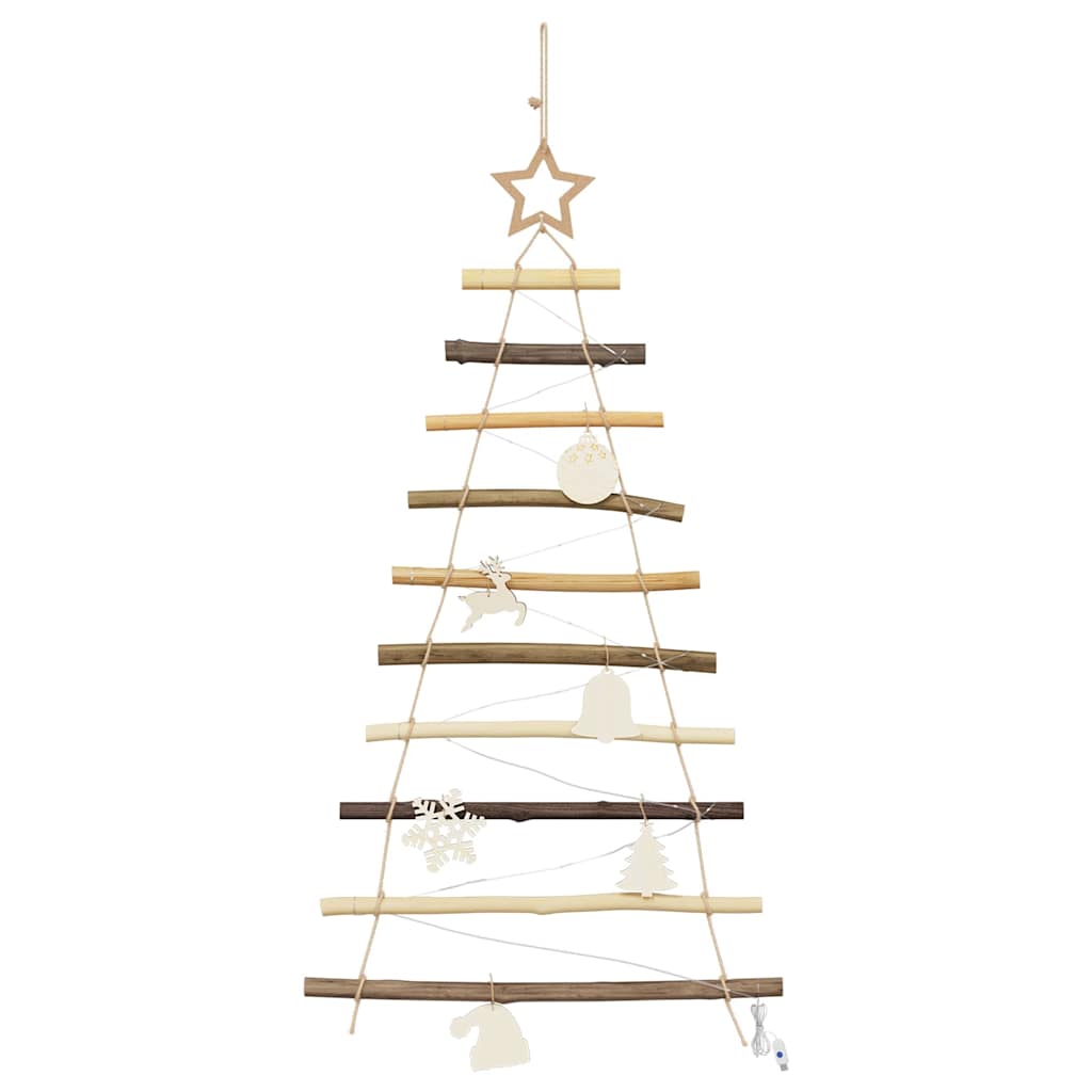 Kerstboom met 30 LED Naturel 90 cm massief essenhout is nu te koop bij PeponiXL, paradijselijk wonen!