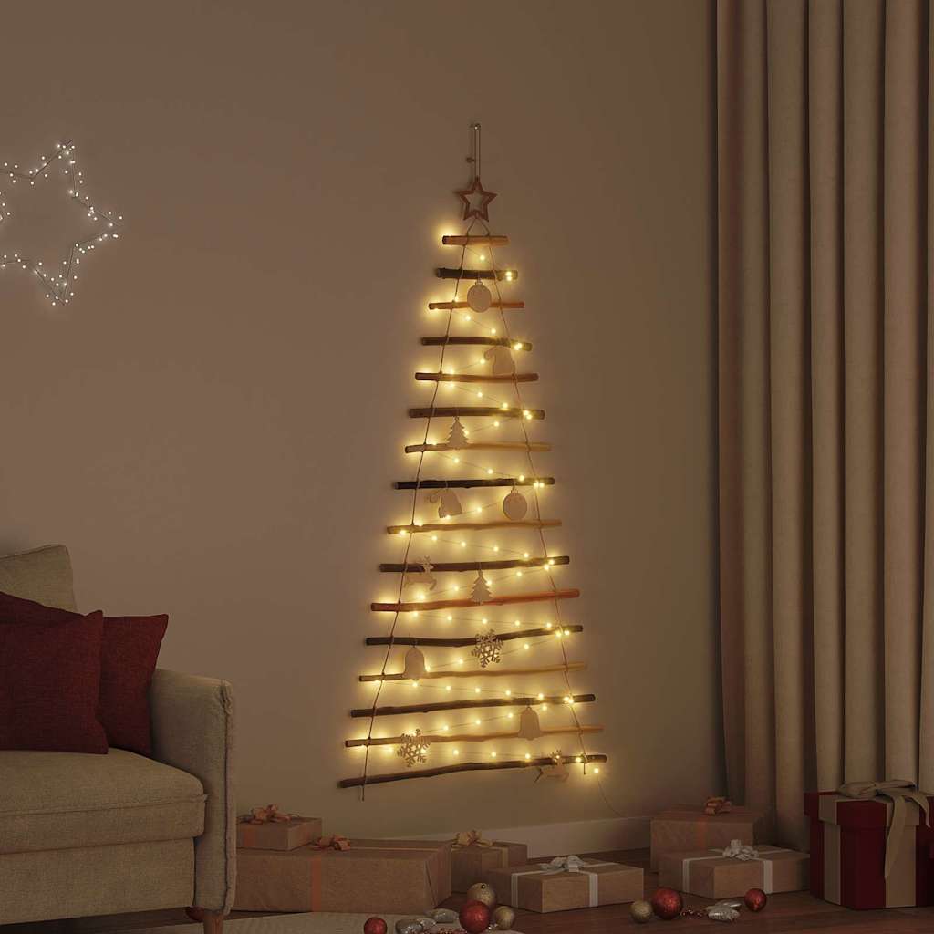 Kerstboom met 80 LED Naturel 150 cm massief essenhout is nu te koop bij PeponiXL, paradijselijk wonen!