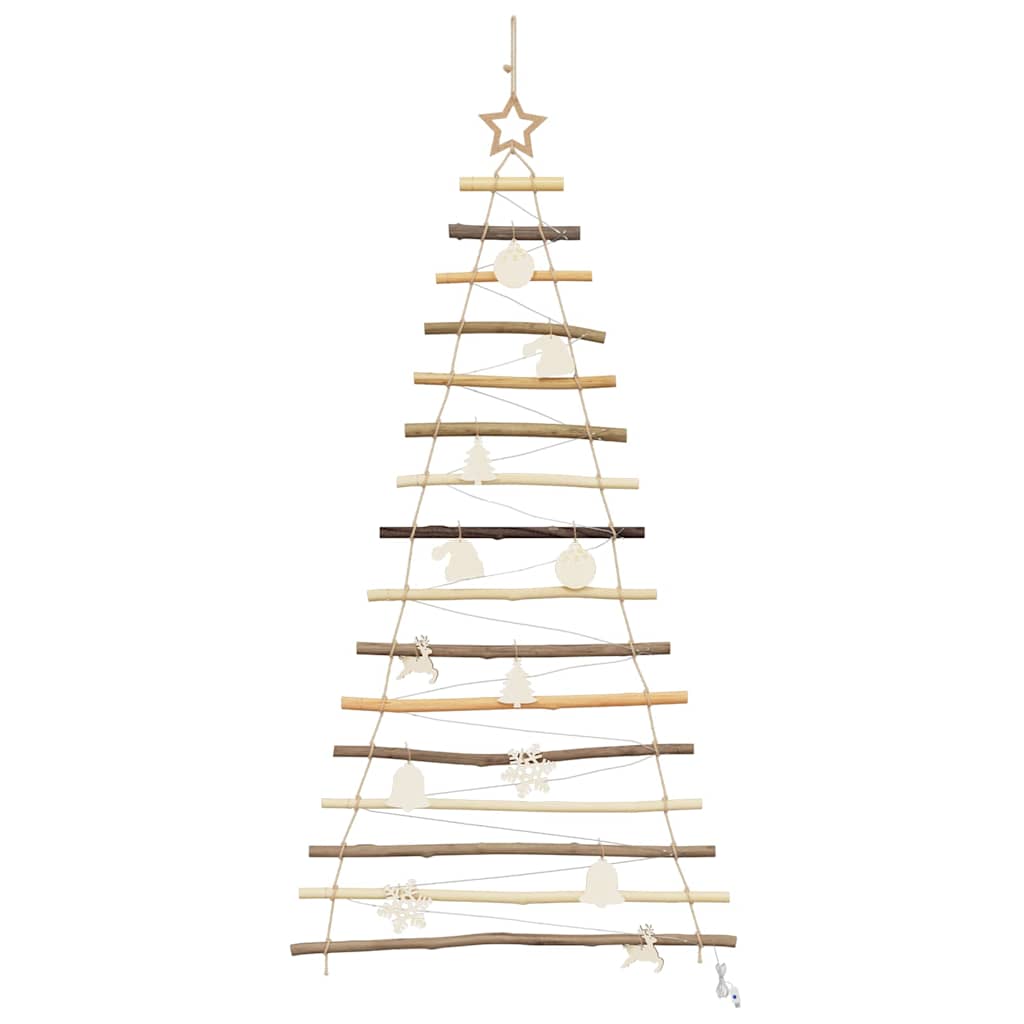 Kerstboom met 80 LED Naturel 150 cm massief essenhout is nu te koop bij PeponiXL, paradijselijk wonen!