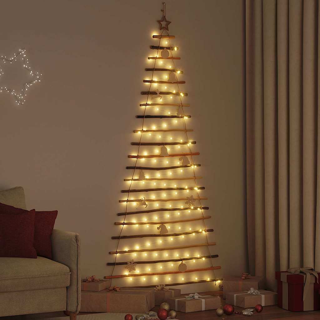 Kerstboom met 130 LED Naturel 210 cm massief essenhout is nu te koop bij PeponiXL, paradijselijk wonen!