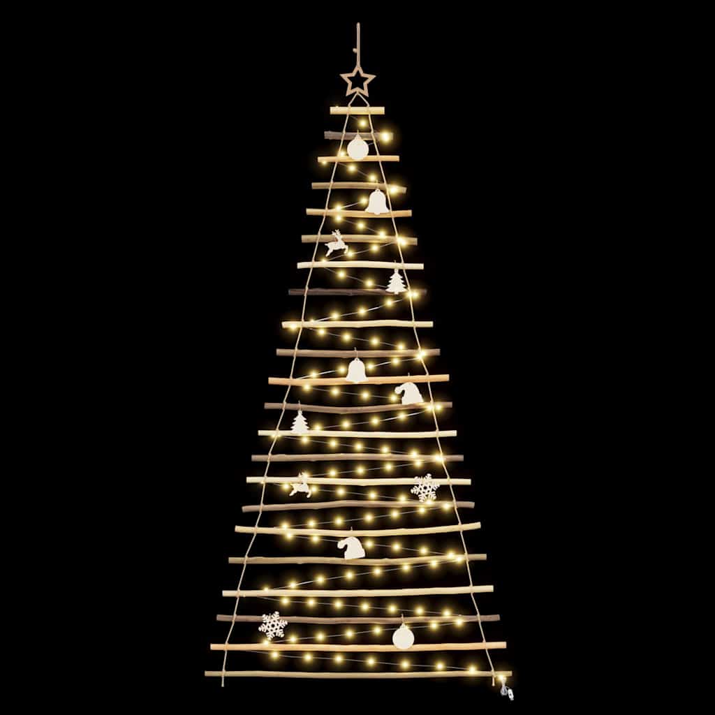 Kerstboom met 130 LED Naturel 210 cm massief essenhout is nu te koop bij PeponiXL, paradijselijk wonen!