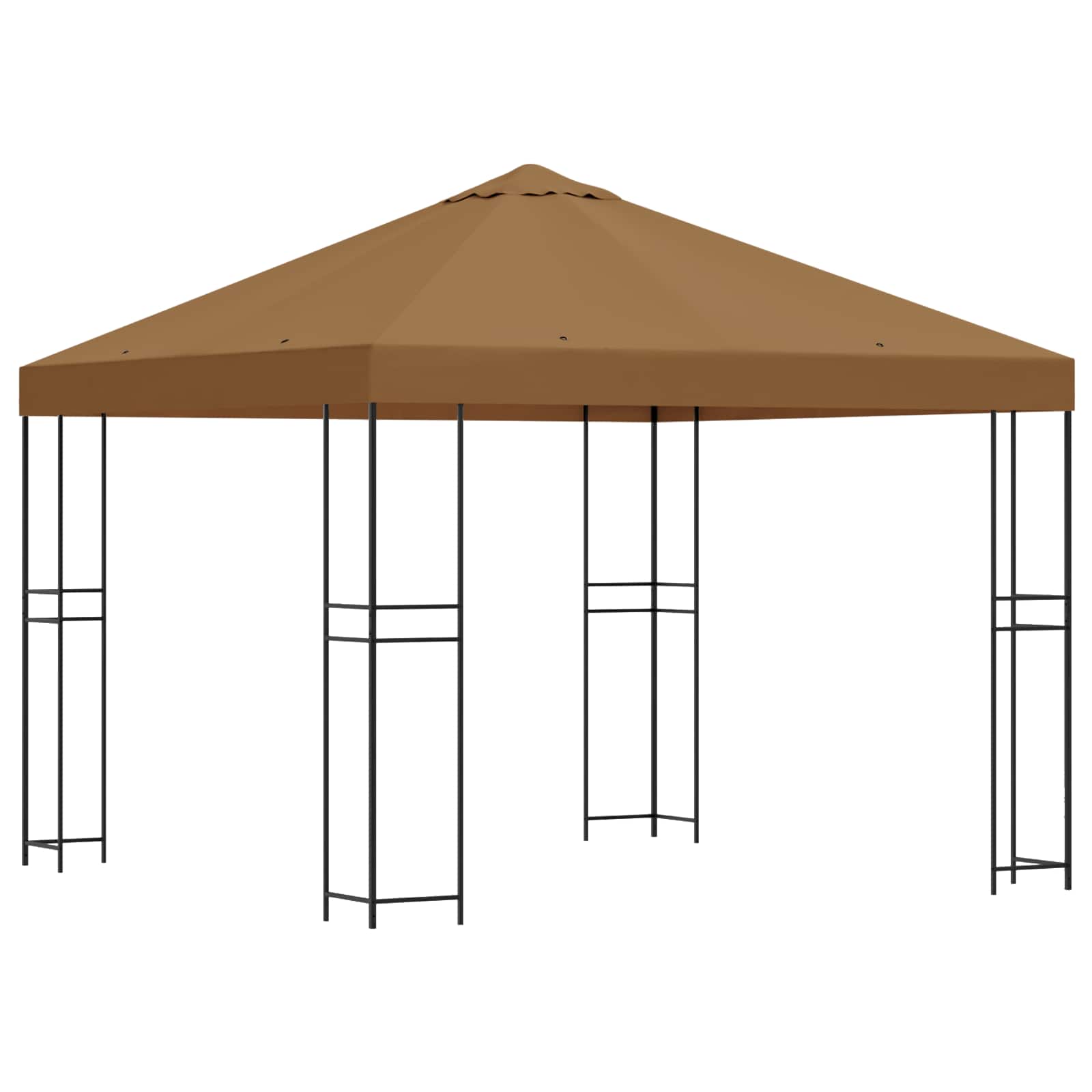 Prieel 3 x 3 m Beige Polyester en staal 190 gsm is nu te koop bij PeponiXL, paradijselijk wonen!