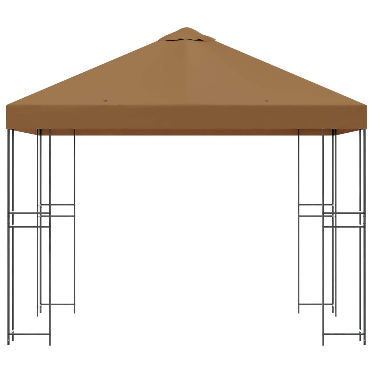 Prieel 3 x 3 m Beige Polyester en staal 190 gsm is nu te koop bij PeponiXL, paradijselijk wonen!