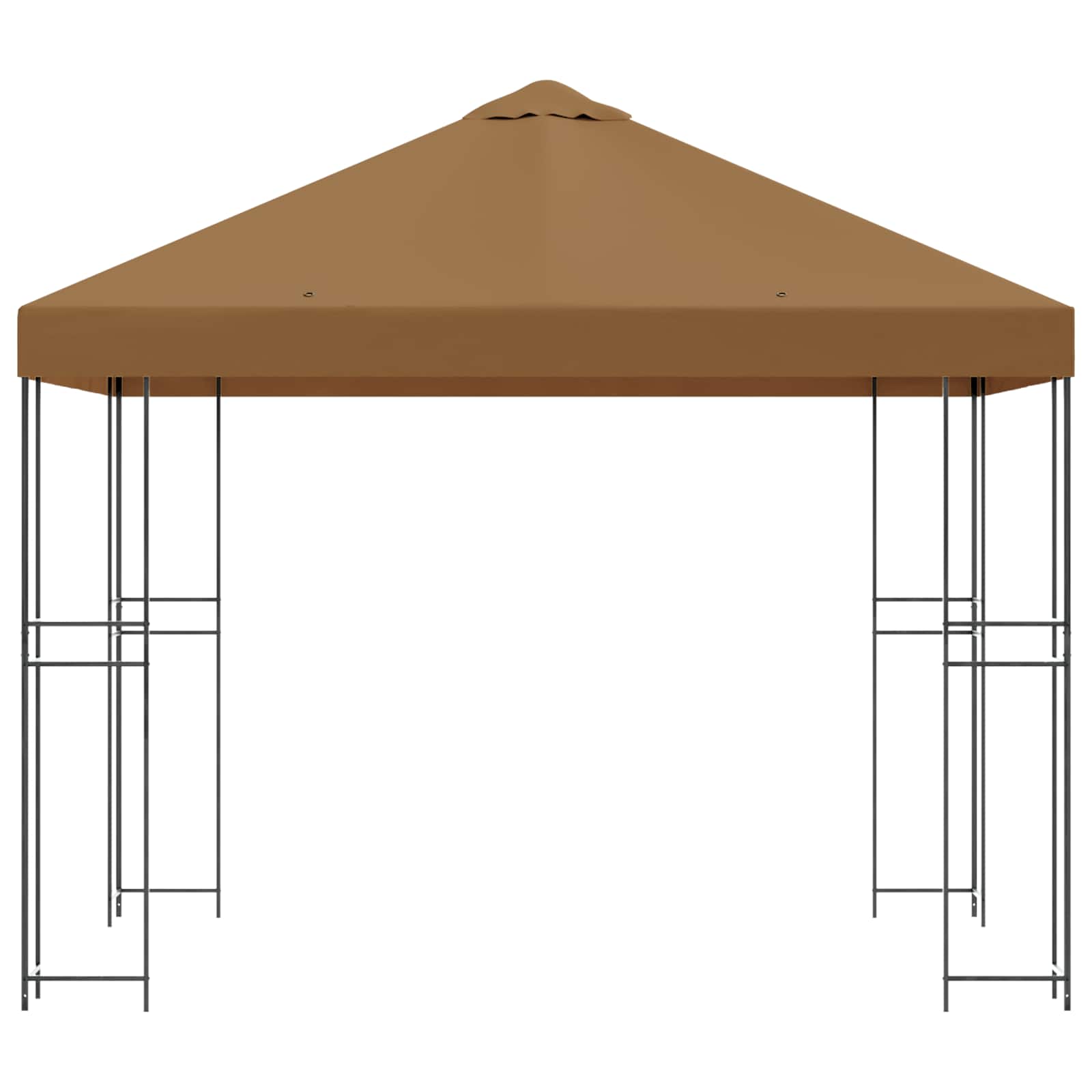 Prieel 3 x 3 m Beige Polyester en staal 190 gsm is nu te koop bij PeponiXL, paradijselijk wonen!