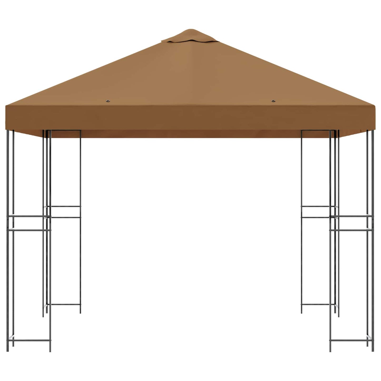 Prieel 3 x 3 m Beige Polyester en staal 190 gsm is nu te koop bij PeponiXL, paradijselijk wonen!