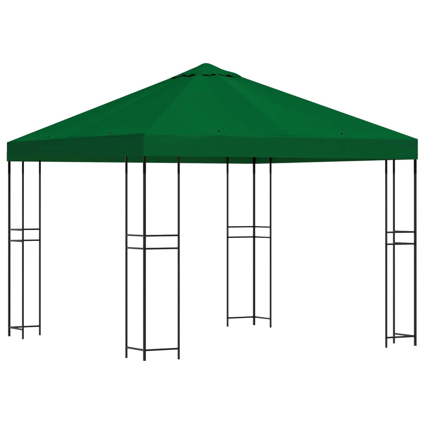 Prieel 3 x 3 m Groen Polyester en staal 190 gsm is nu te koop bij PeponiXL, paradijselijk wonen!