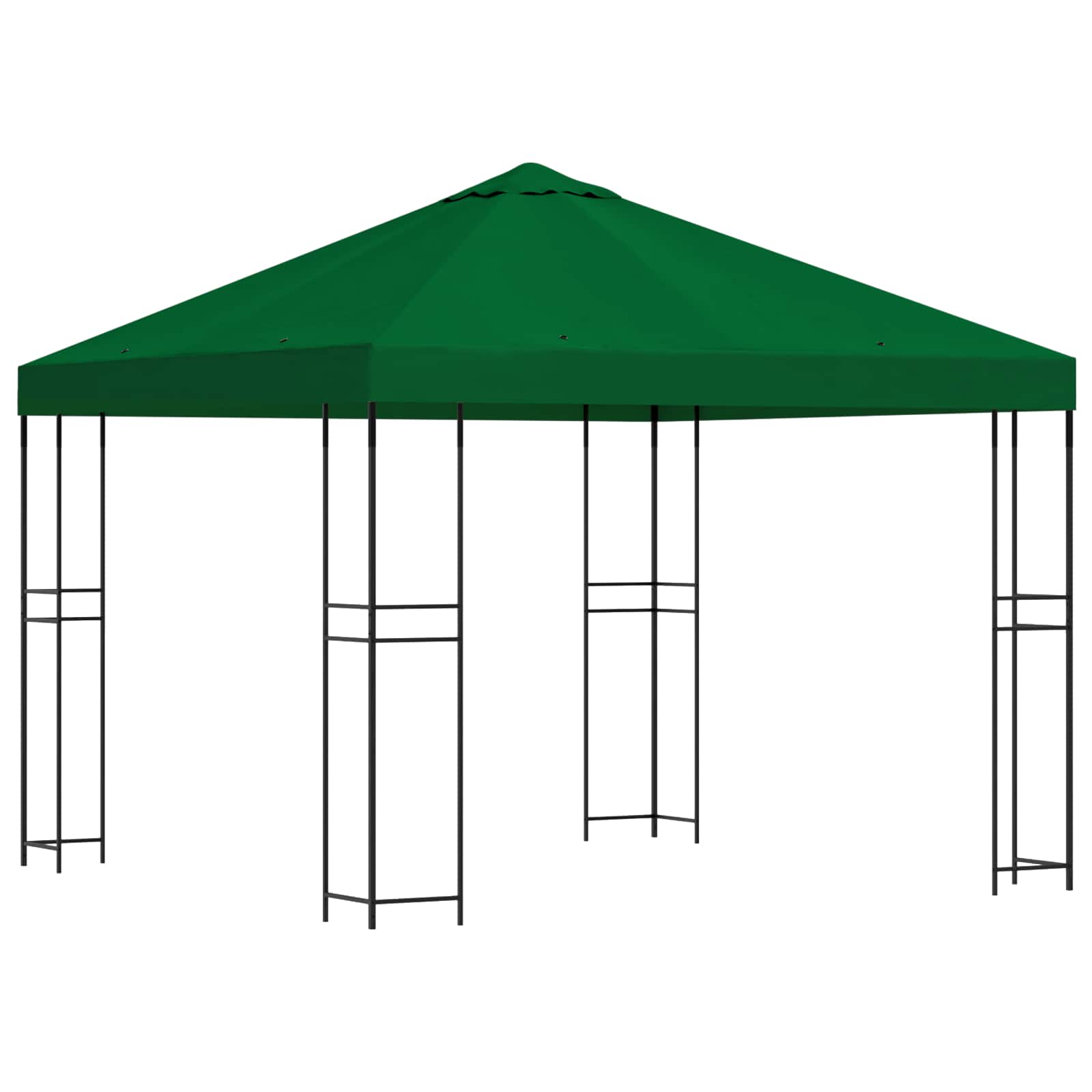 Prieel 3 x 3 m Groen Polyester en staal 190 gsm is nu te koop bij PeponiXL, paradijselijk wonen!