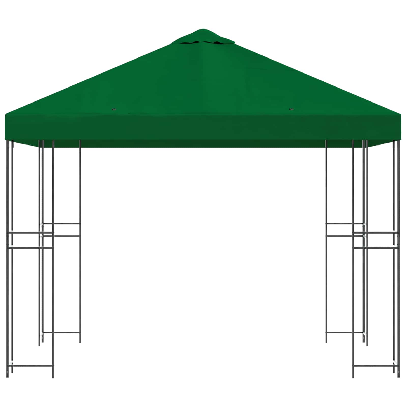Prieel 3 x 3 m Groen Polyester en staal 190 gsm is nu te koop bij PeponiXL, paradijselijk wonen!