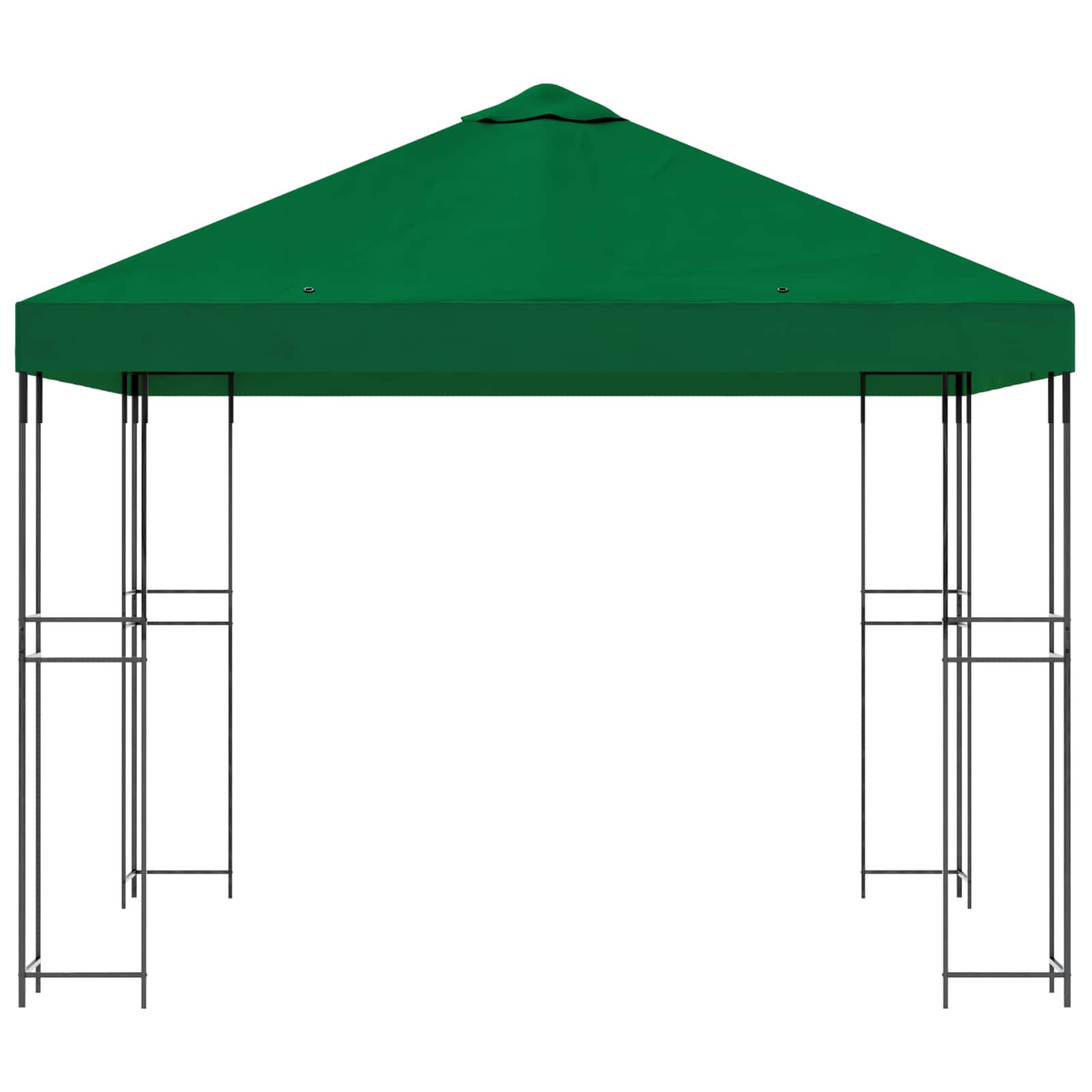 Prieel 3 x 3 m Groen Polyester en staal 190 gsm is nu te koop bij PeponiXL, paradijselijk wonen!