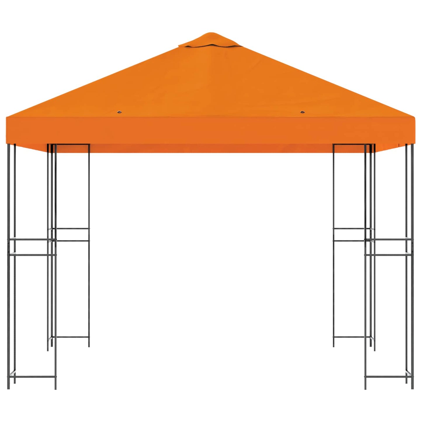 Prieel 3 x 3 m Oranje Polyester en staal 190 gsm is nu te koop bij PeponiXL, paradijselijk wonen!