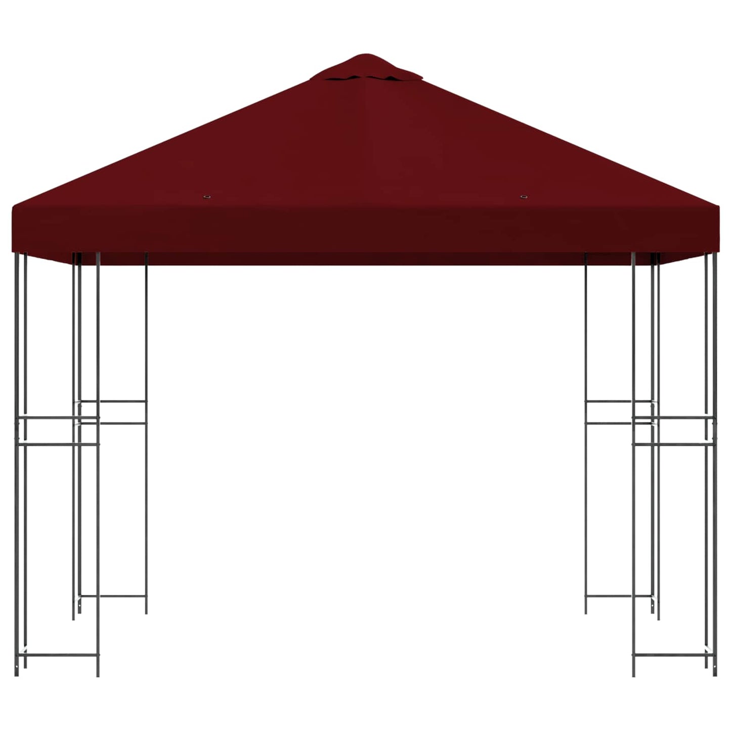 Prieel 3 x 3 m Bordeauxrood Polyester en staal 190 gsm is nu te koop bij PeponiXL, paradijselijk wonen!