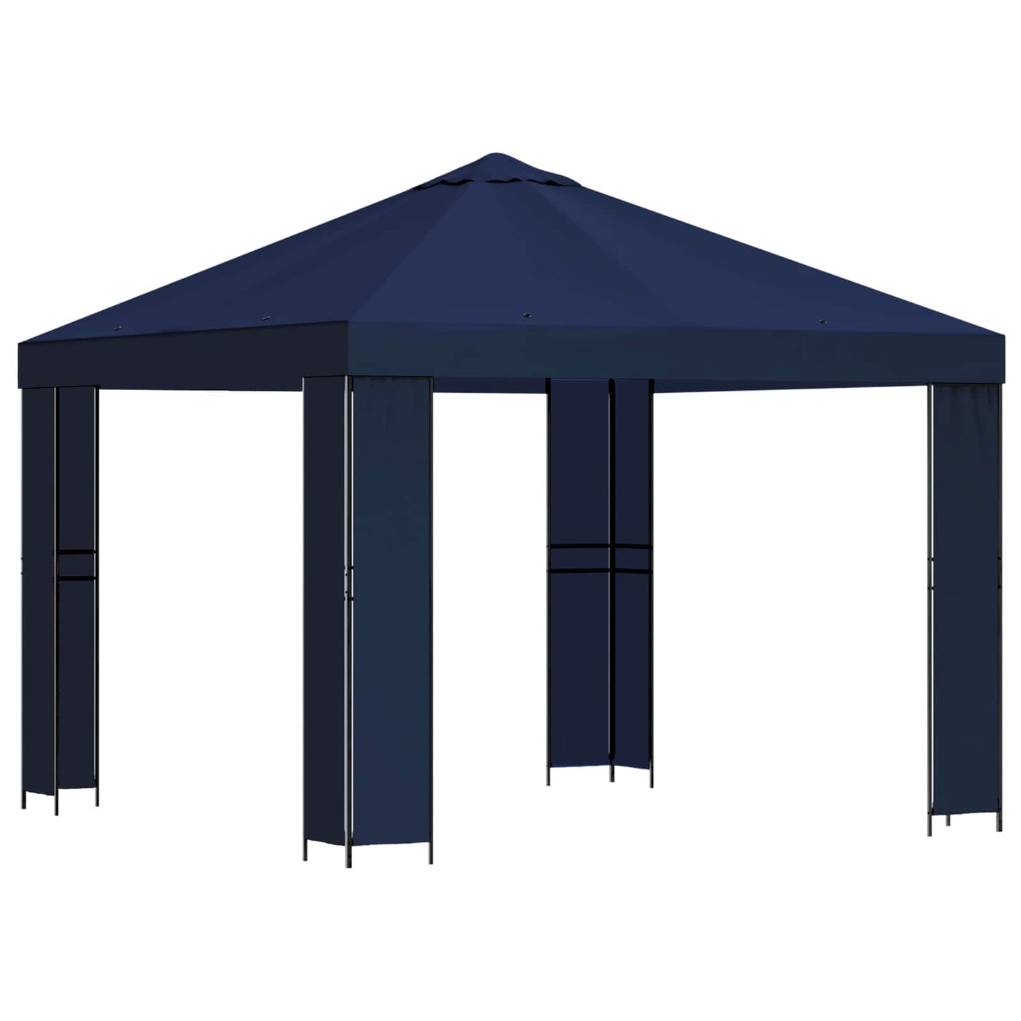 Prieel 3 x 3 m Blauw Polyester en staal 190 is nu te koop bij PeponiXL, paradijselijk wonen!