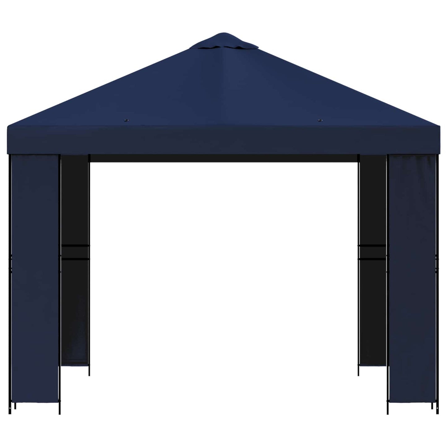 Prieel 3 x 3 m Blauw Polyester en staal 190 is nu te koop bij PeponiXL, paradijselijk wonen!