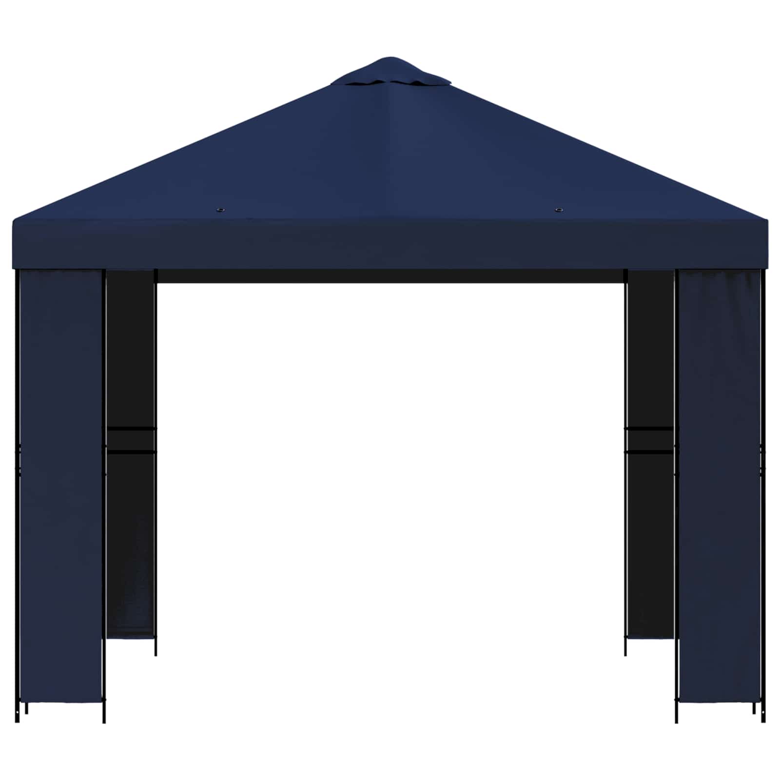 Prieel 3 x 3 m Blauw Polyester en staal 190 is nu te koop bij PeponiXL, paradijselijk wonen!