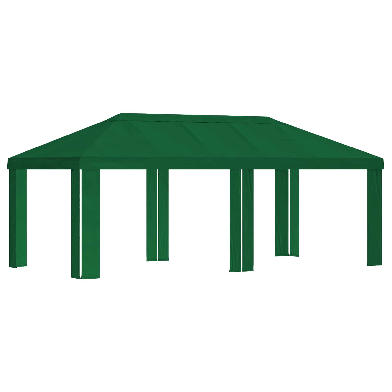 Paviljoenhoes 6 x 3 m Groen Polyester 190 gsm is nu te koop bij PeponiXL, paradijselijk wonen!