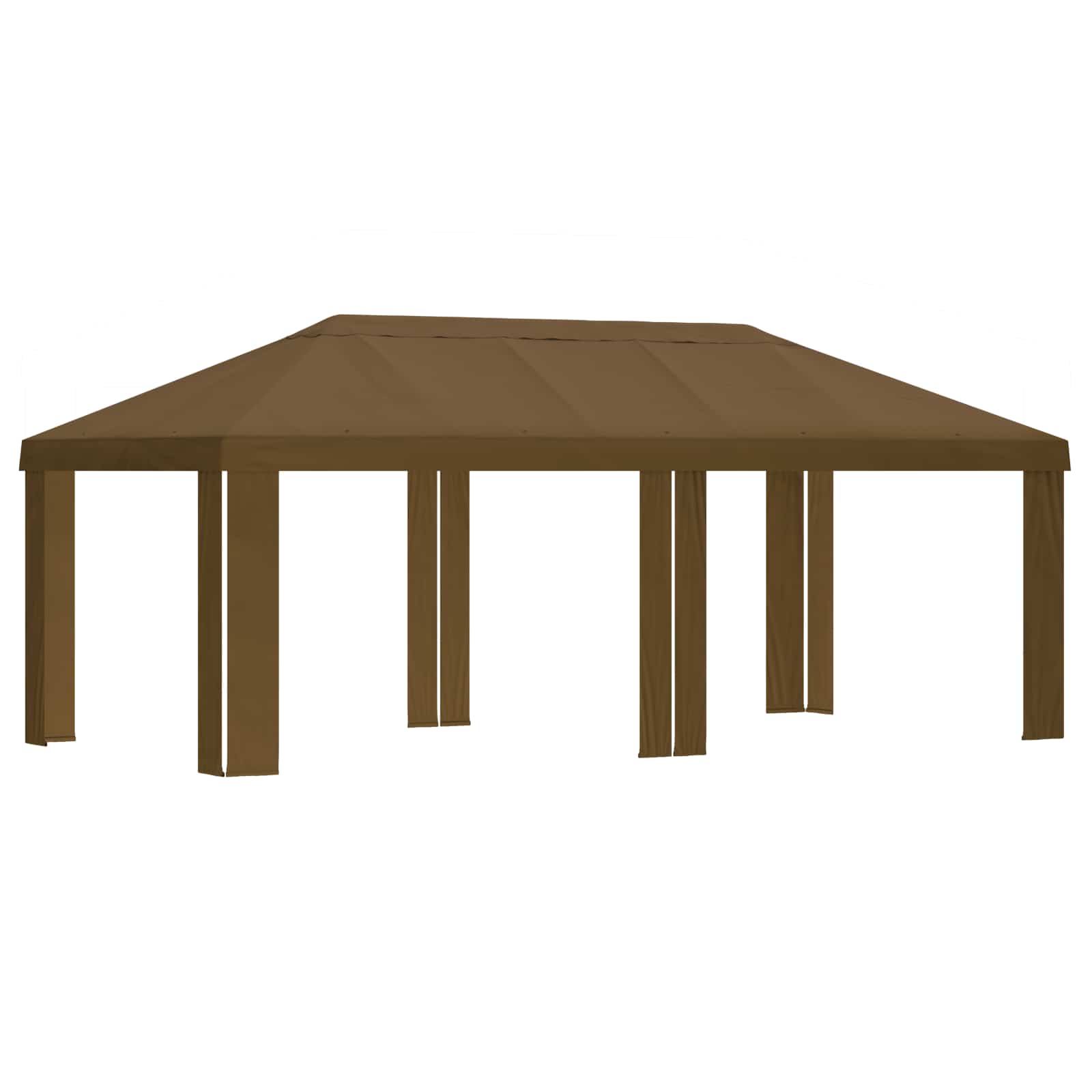 Paviljoenhoes 6 x 3 m Taupe Polyester 190 gsm is nu te koop bij PeponiXL, paradijselijk wonen!