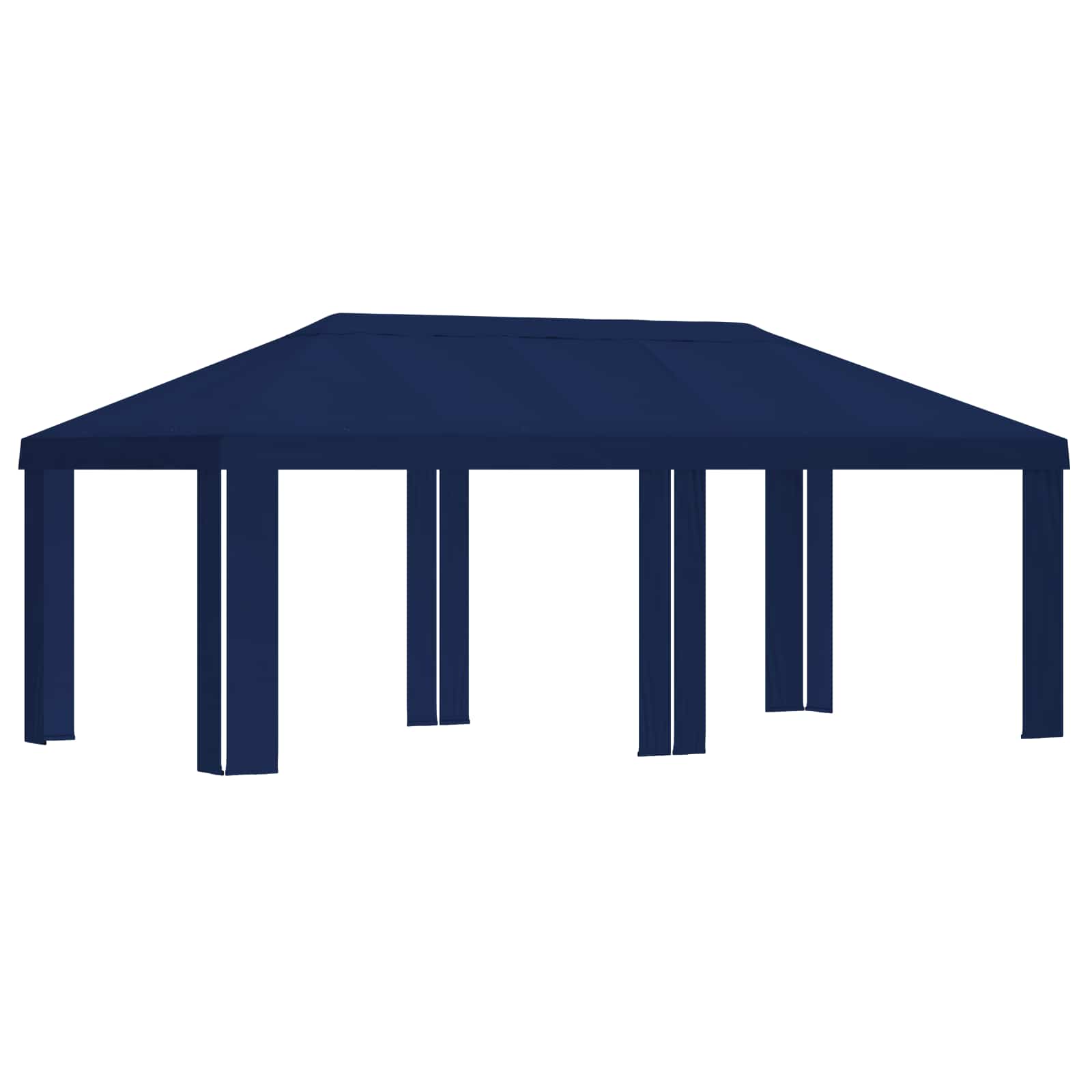 Paviljoenhoes 6 x 3 m Blauw Polyester 190 gsm is nu te koop bij PeponiXL, paradijselijk wonen!