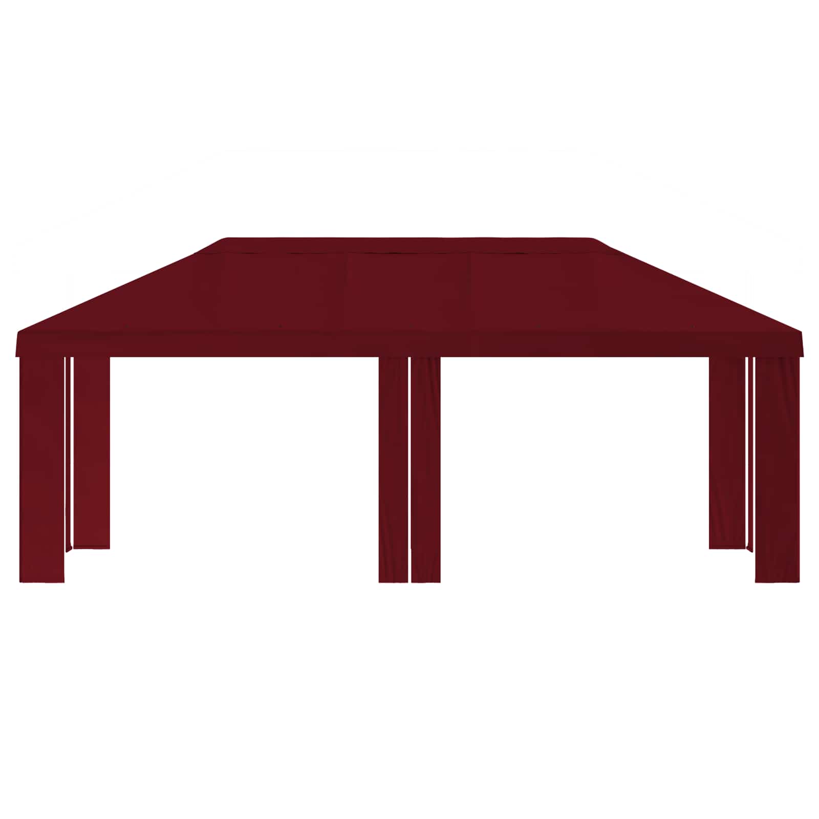 Paviljoenhoes 6 x 3 m Bordeauxrood Polyester 190 gsm is nu te koop bij PeponiXL, paradijselijk wonen!
