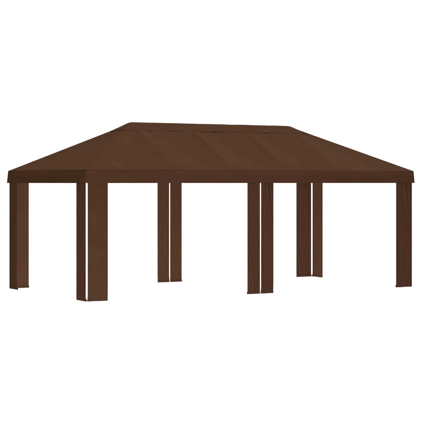 Paviljoenhoes 6 x 3 m Bruin Polyester 190 gsm is nu te koop bij PeponiXL, paradijselijk wonen!