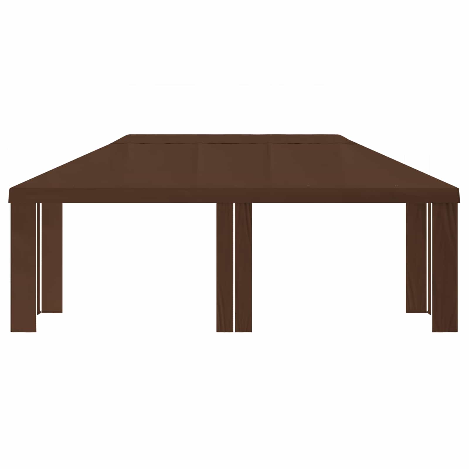 Paviljoenhoes 6 x 3 m Bruin Polyester 190 gsm is nu te koop bij PeponiXL, paradijselijk wonen!
