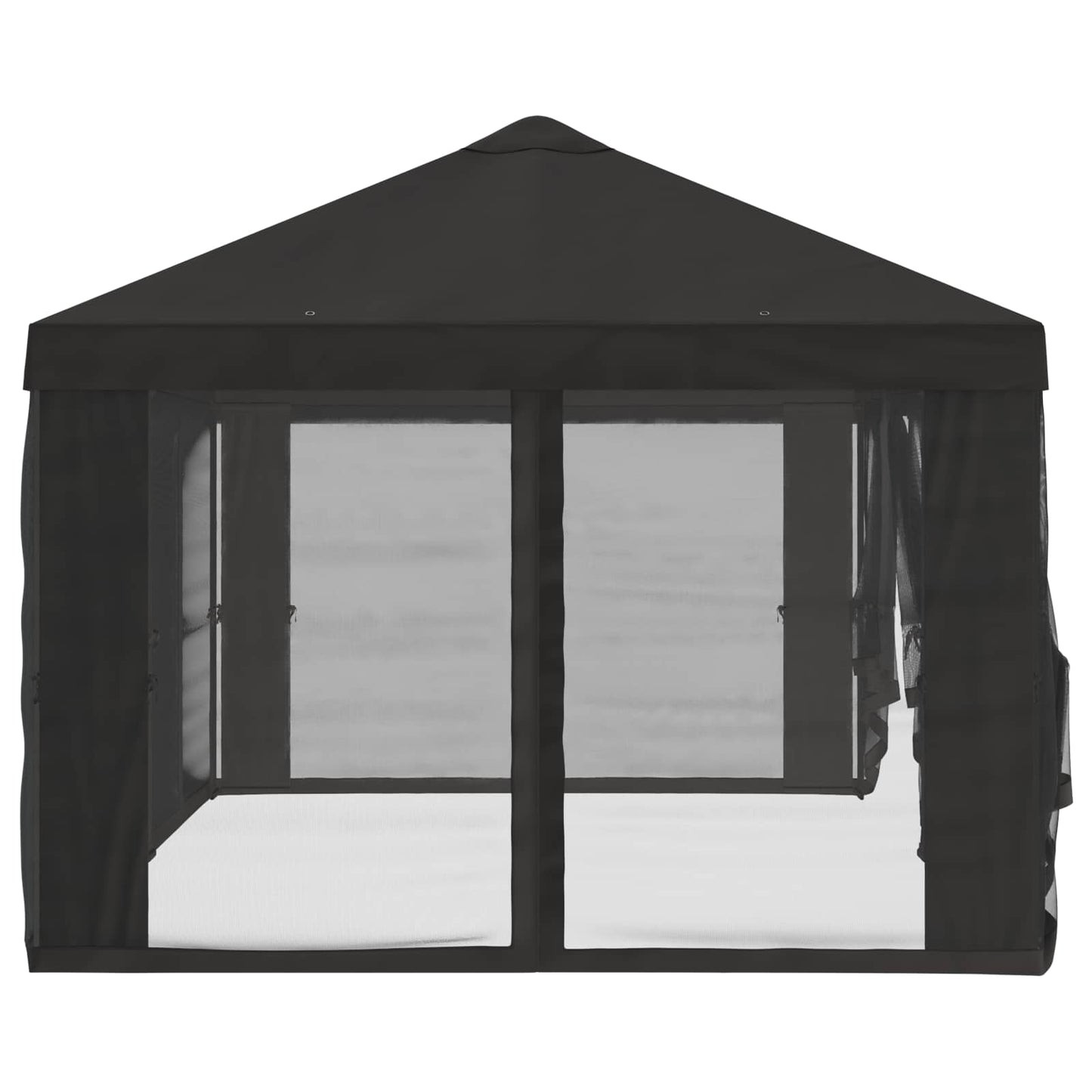 Gazebo Hoes met Zijwanden Antracietkleurig 600,5 x 300,5 cm is nu te koop bij PeponiXL, paradijselijk wonen!
