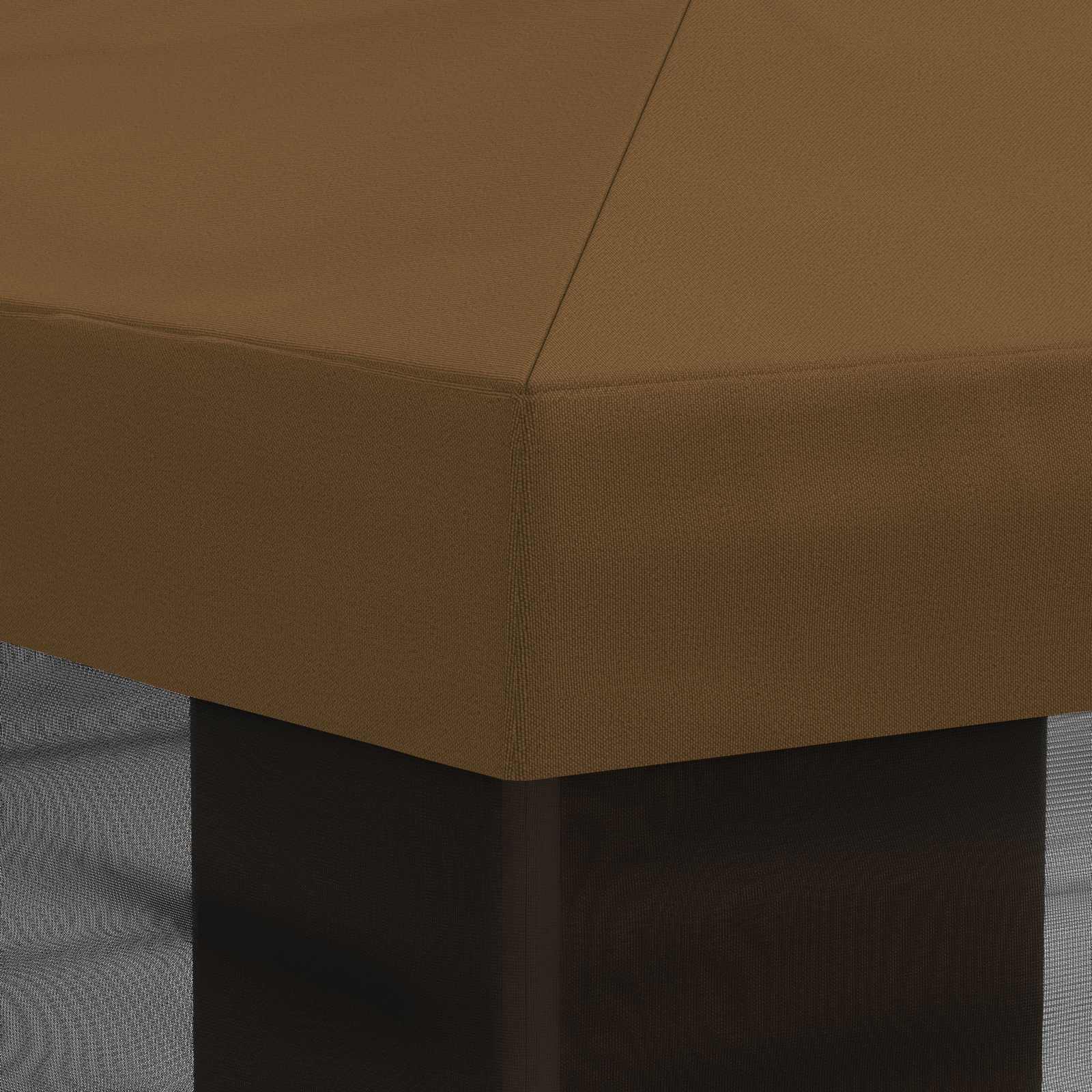 Gazebo Hoes met Zijwanden Taupe 600,5 x 300,5 cm Polyester is nu te koop bij PeponiXL, paradijselijk wonen!